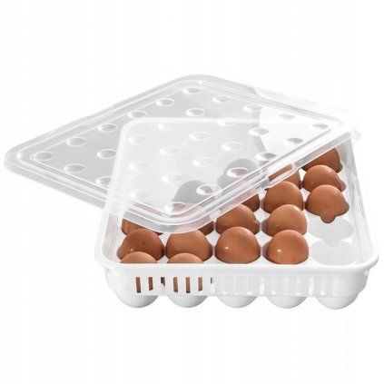 Box na vajíčka, obal na 30ks vajec, stohovatelný