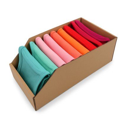 Úložné boxy na oblečení, organizéry do skříně EKO KARTON 20x47cm