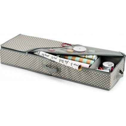 Organizér na balící papír a potřeby, úložný box na zip, GIFTWRAP